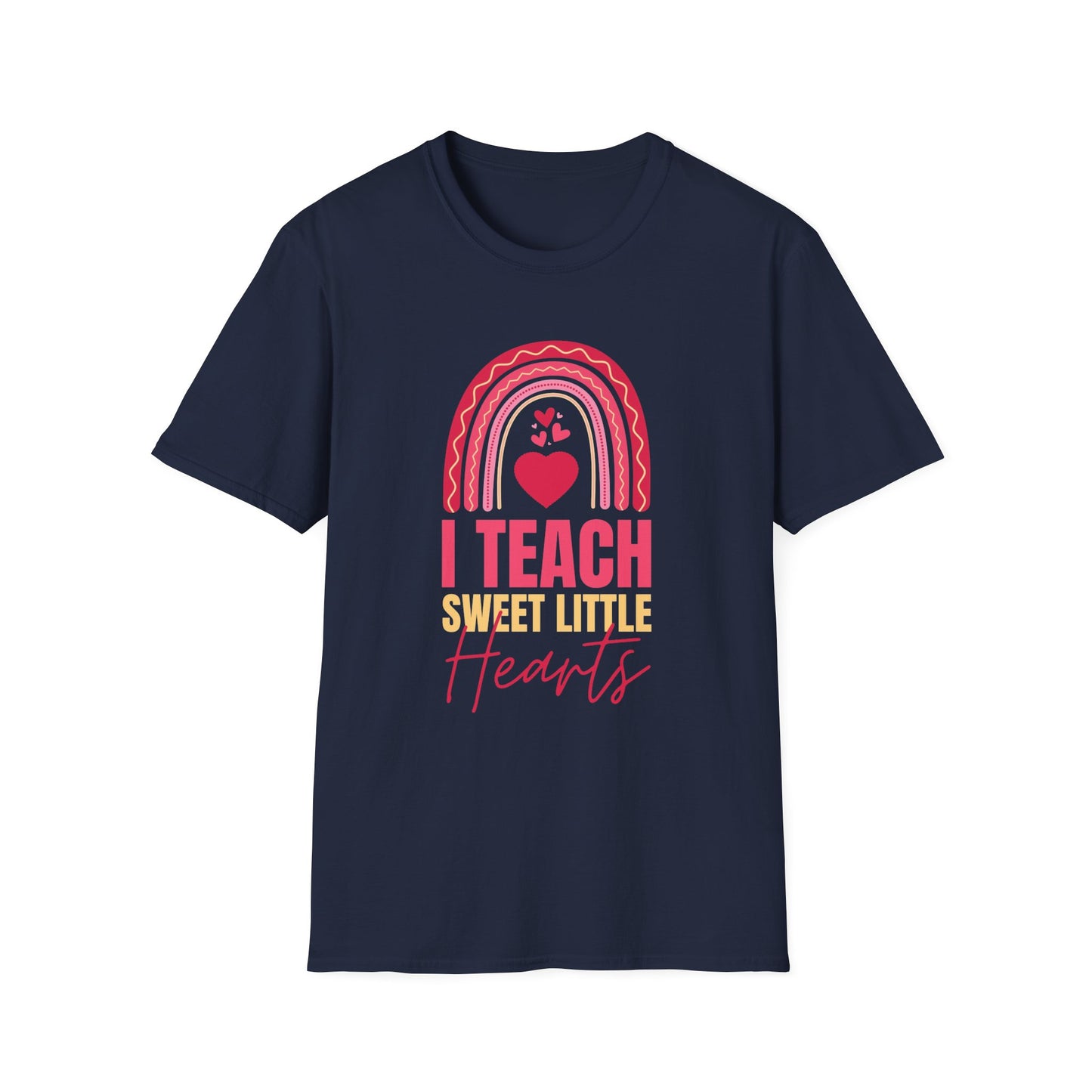 Rainbow Teacher T-Shirt, Cute Teacher Tee, Educational Gift, Classroom Apparel, Back to School, Teacher Appreciation