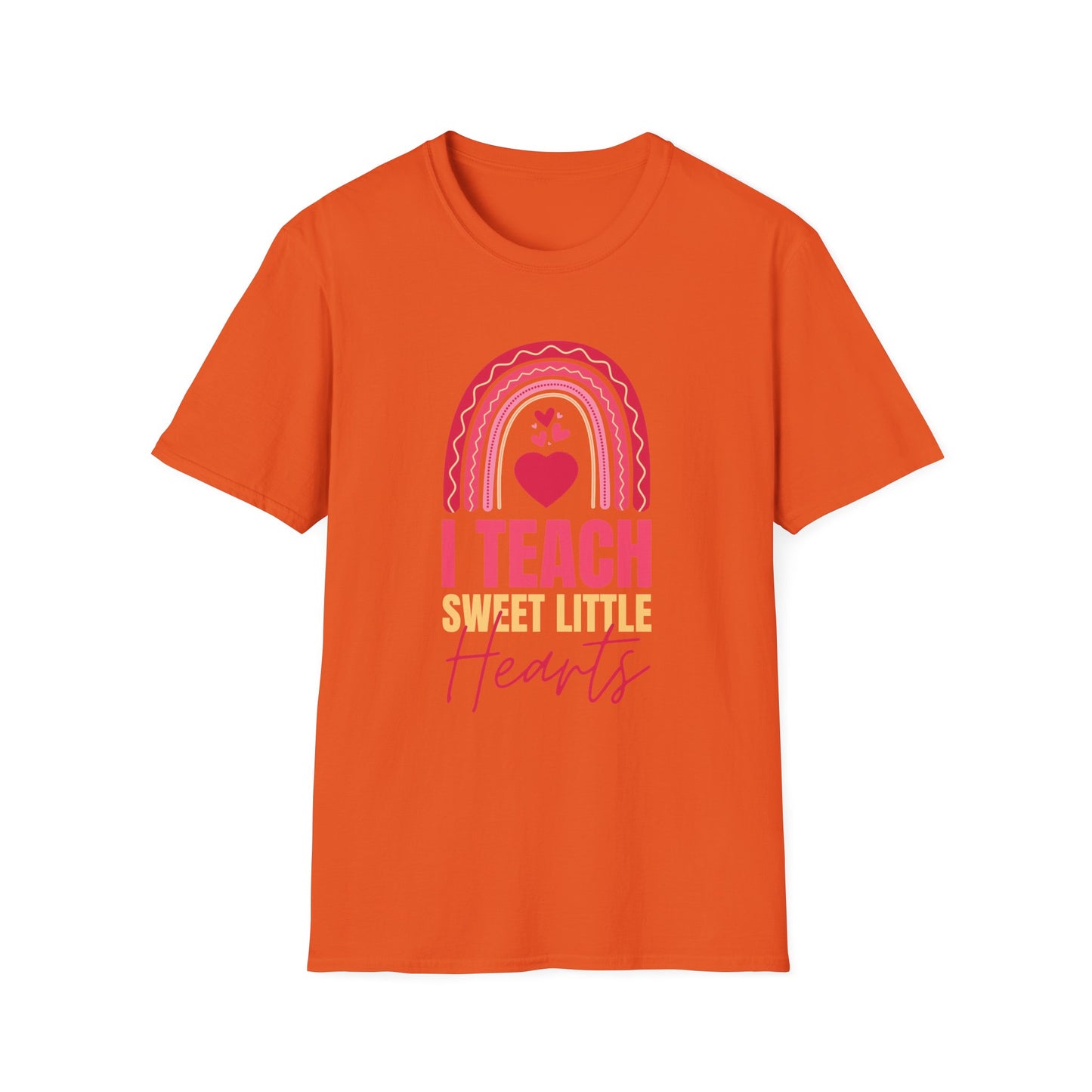 Rainbow Teacher T-Shirt, Cute Teacher Tee, Educational Gift, Classroom Apparel, Back to School, Teacher Appreciation