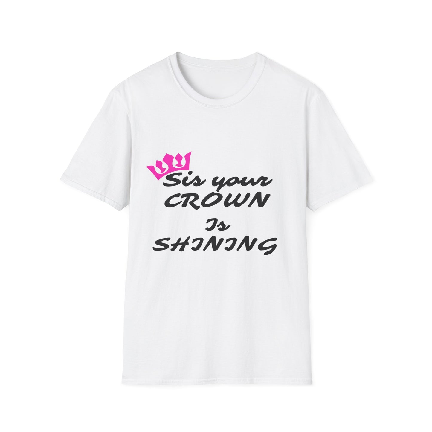 Sis Crown T-Shirt - Cute Gift for Sisters, Birthday, Family Reunion, Casual Wear, Empowerment Apparel, Stylish Tee