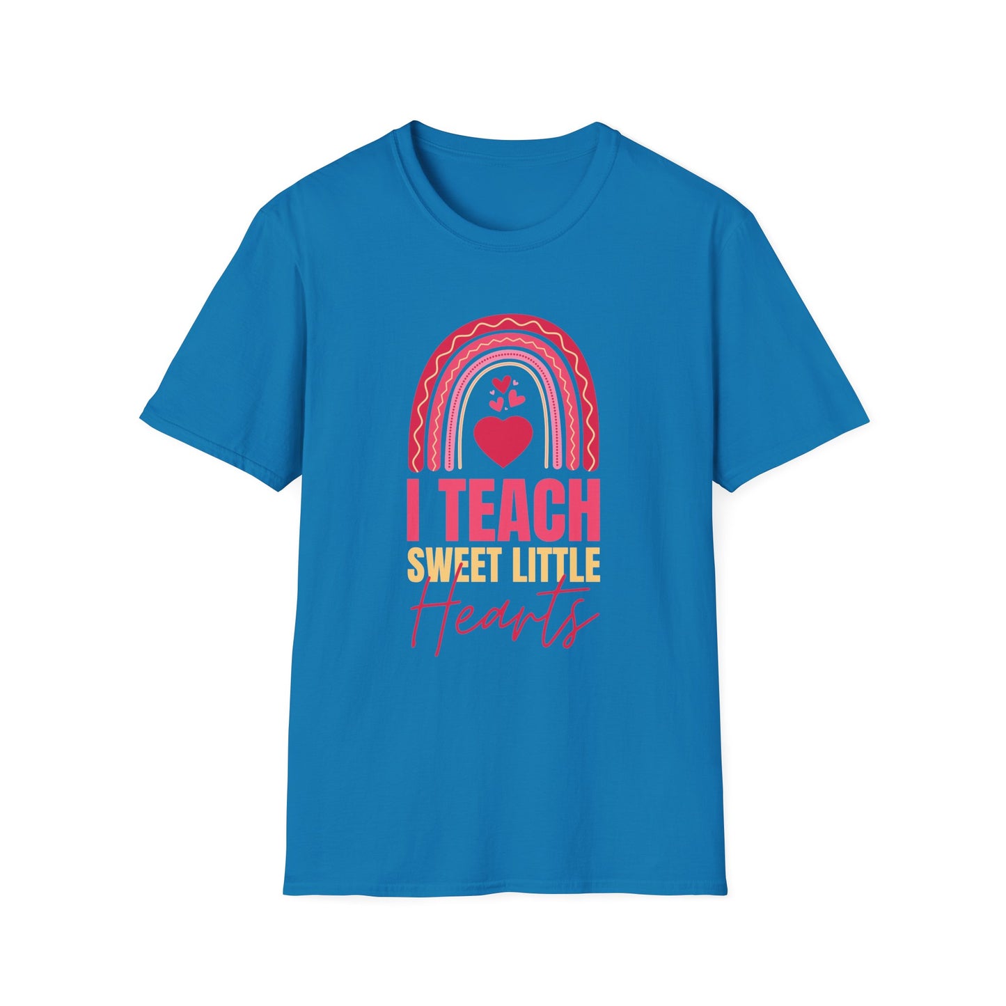 Rainbow Teacher T-Shirt, Cute Teacher Tee, Educational Gift, Classroom Apparel, Back to School, Teacher Appreciation