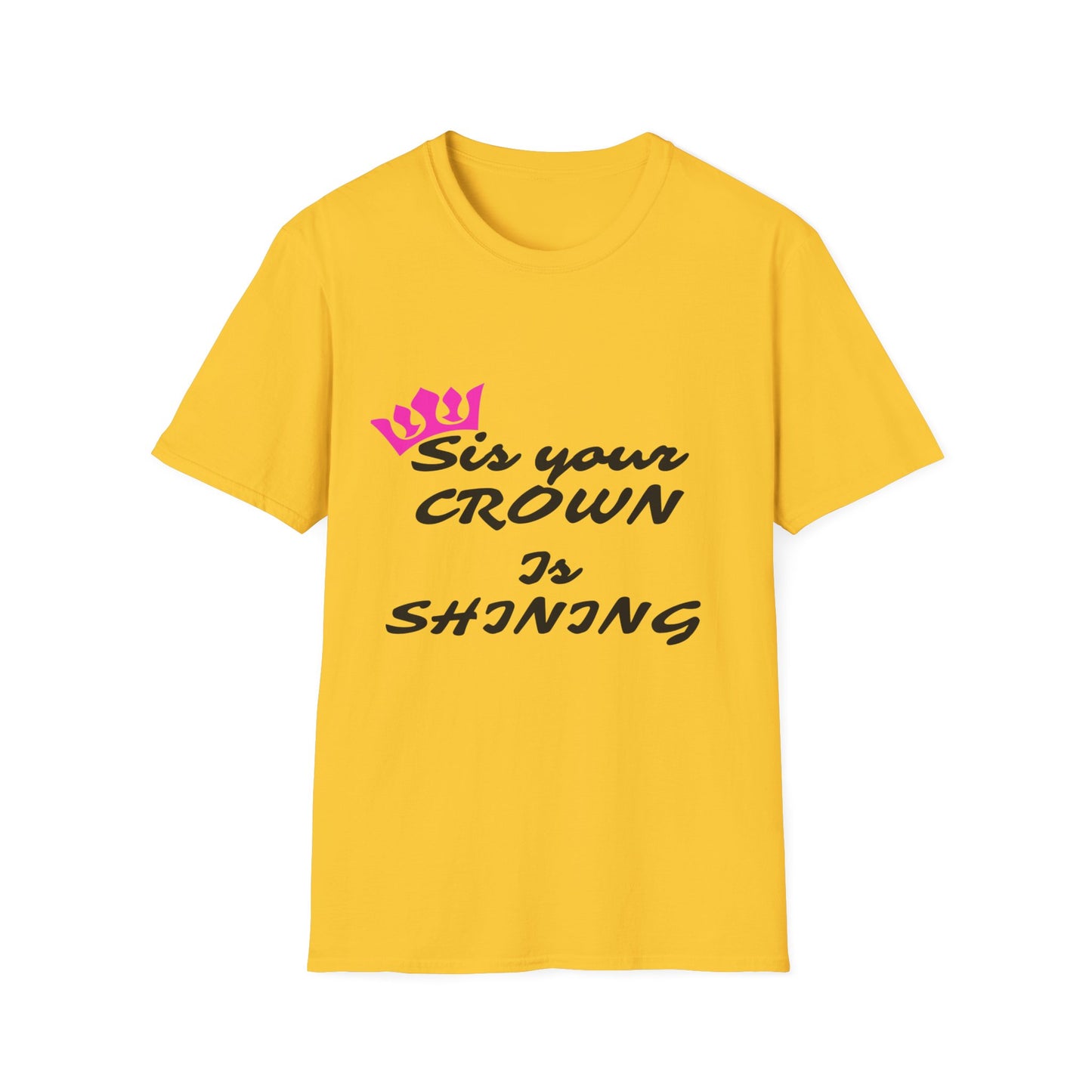 Sis Crown T-Shirt - Cute Gift for Sisters, Birthday, Family Reunion, Casual Wear, Empowerment Apparel, Stylish Tee