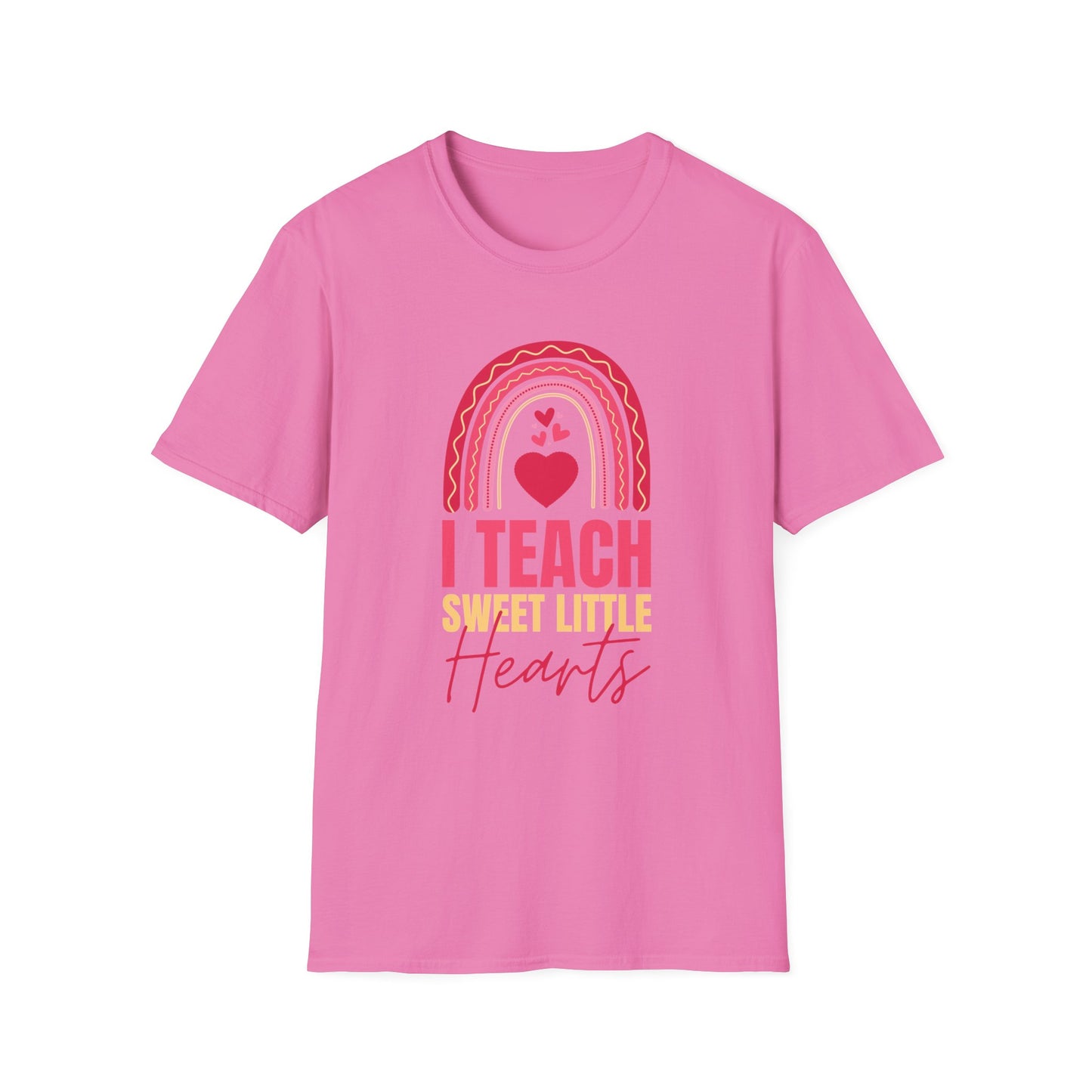 Rainbow Teacher T-Shirt, Cute Teacher Tee, Educational Gift, Classroom Apparel, Back to School, Teacher Appreciation