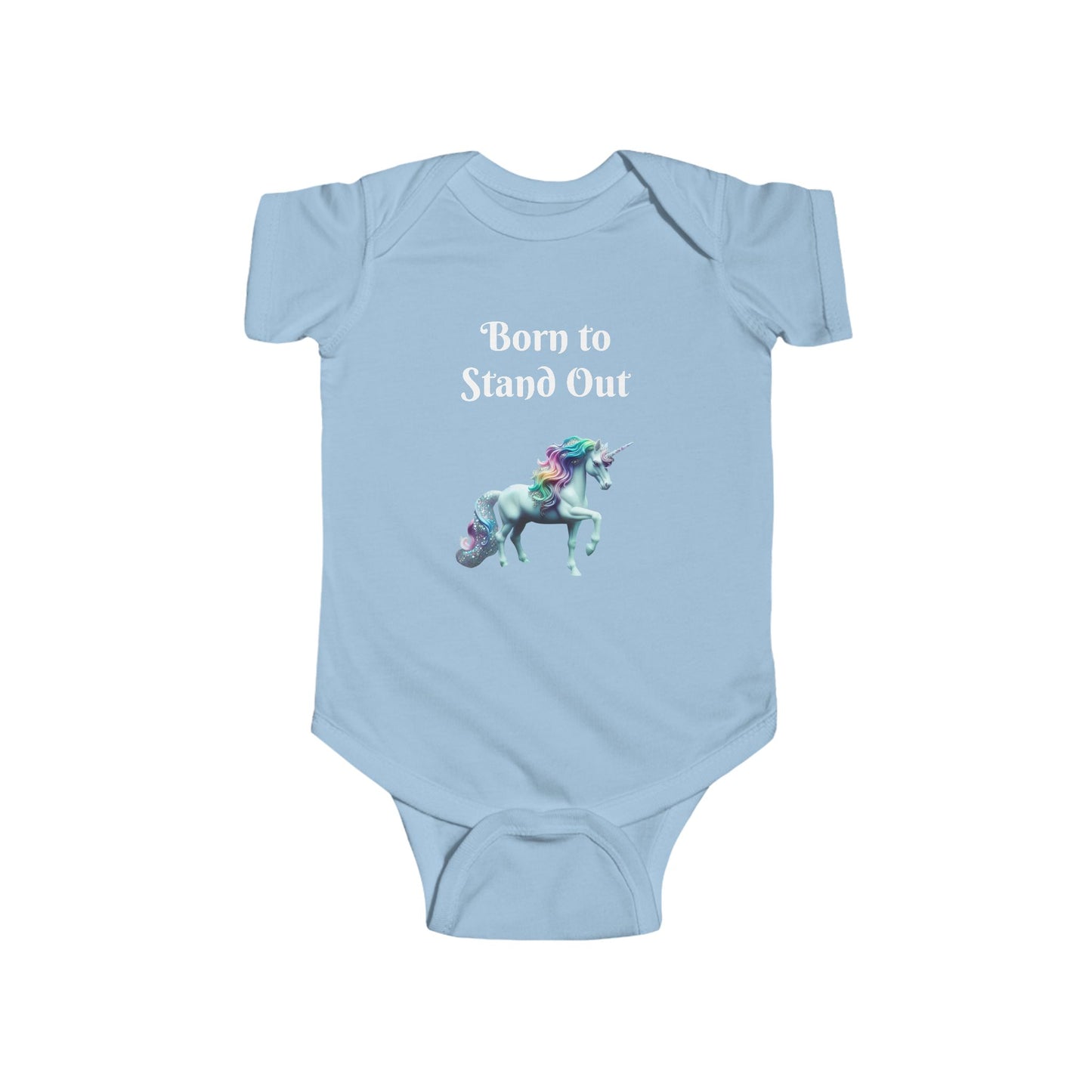 Unicorn Baby Bodysuit - Born to Stand Out, Cute Baby Clothes, Newborn Gift, Baby Shower Present, Toddler Outfit