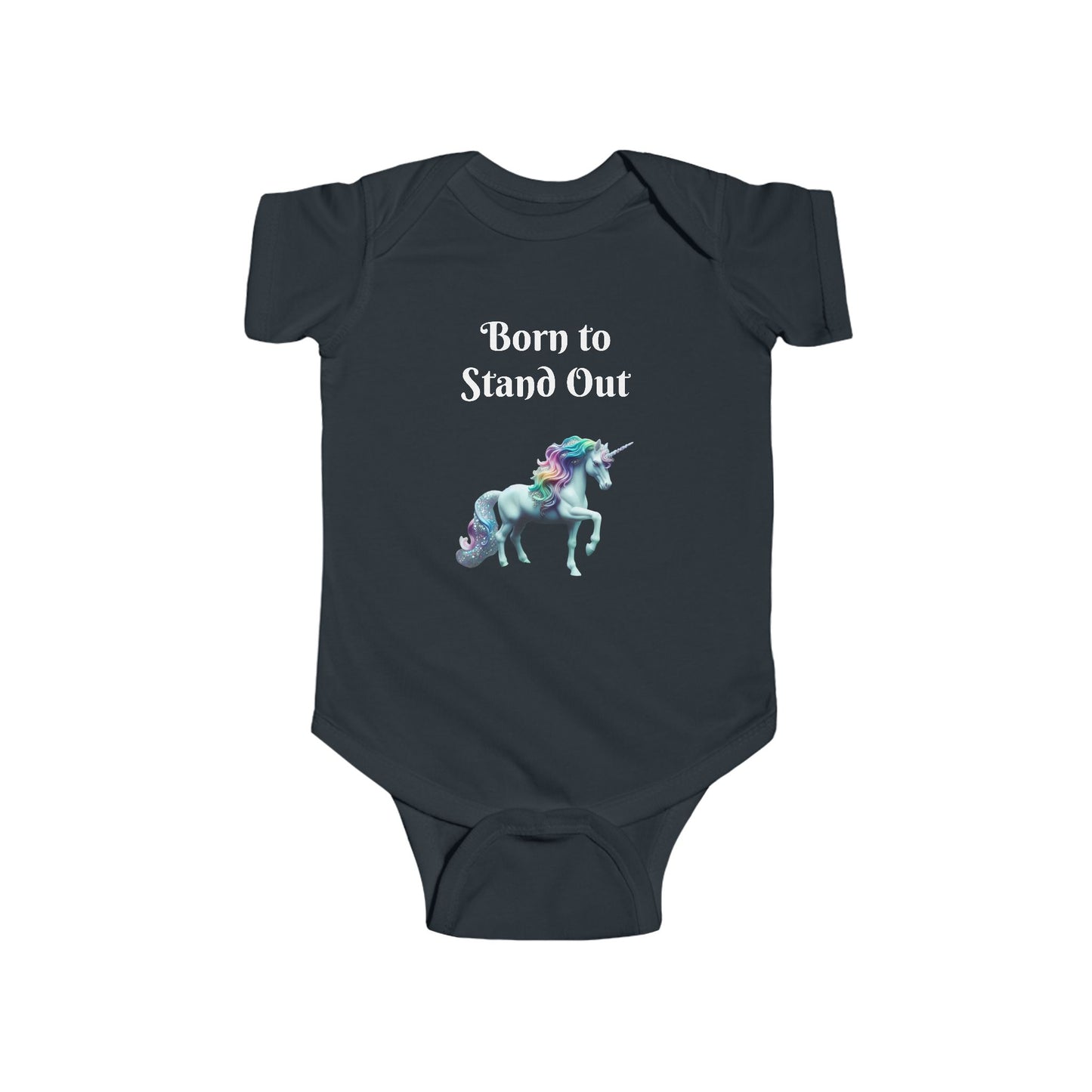 Unicorn Baby Bodysuit - Born to Stand Out, Cute Baby Clothes, Newborn Gift, Baby Shower Present, Toddler Outfit