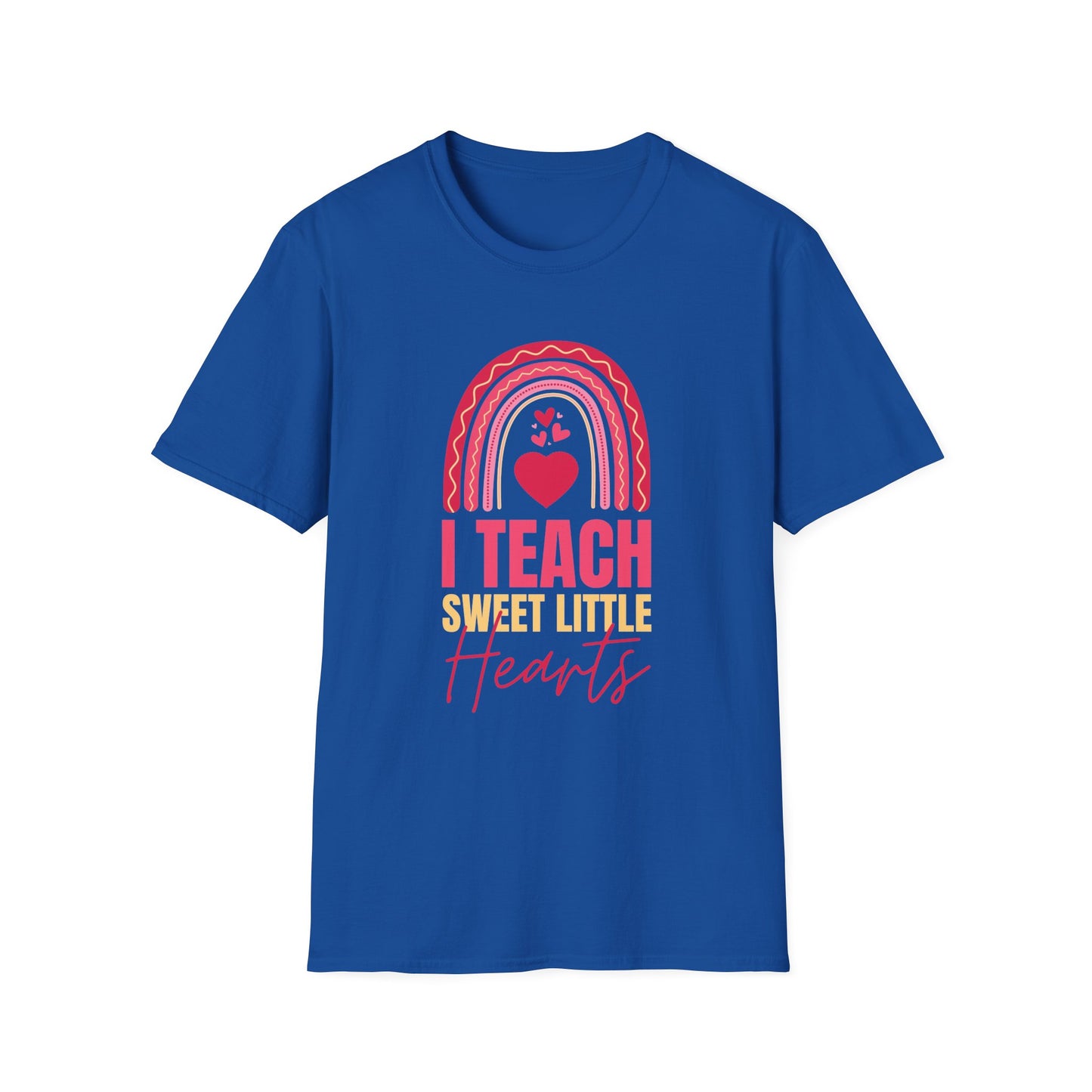 Rainbow Teacher T-Shirt, Cute Teacher Tee, Educational Gift, Classroom Apparel, Back to School, Teacher Appreciation