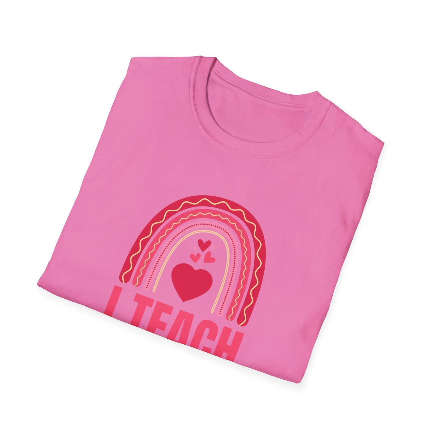 Rainbow Teacher T-Shirt, Cute Teacher Tee, Educational Gift, Classroom Apparel, Back to School, Teacher Appreciation