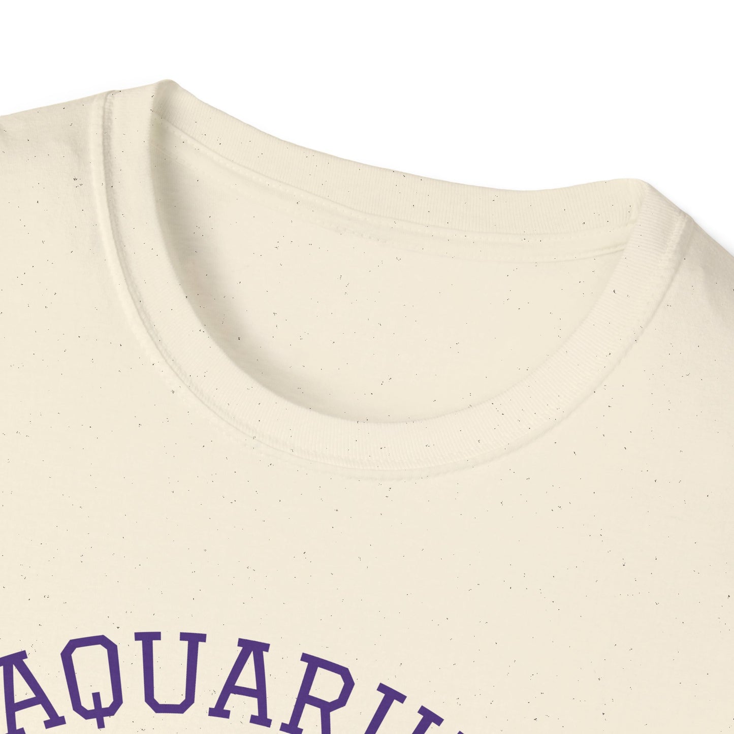 Aquarius Galaxy Softstyle T-Shirt | Unique Zodiac Astrology Tee, Great for Birthdays, Cosmic Lovers, and Astrology Enthusiasts