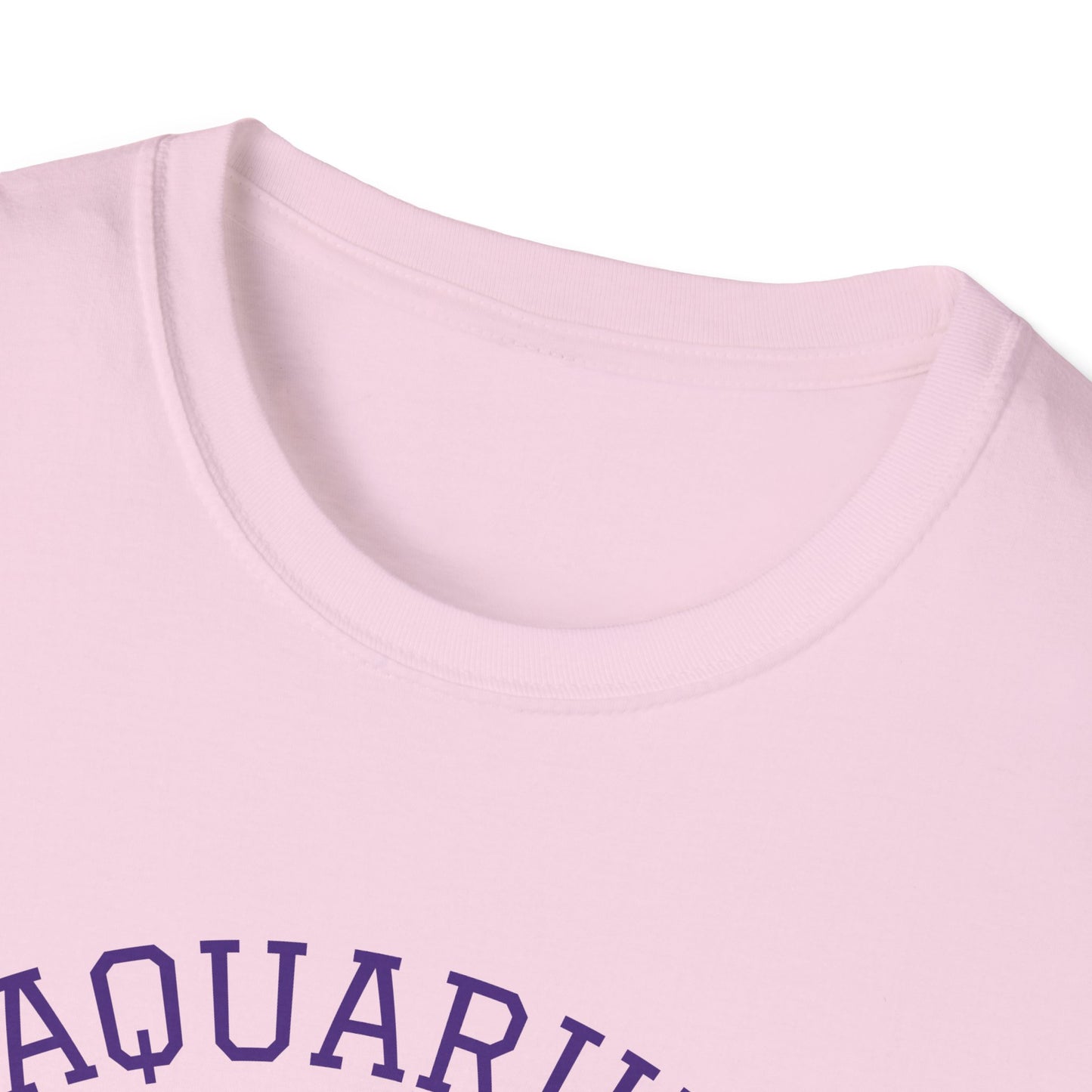 Aquarius Galaxy Softstyle T-Shirt | Unique Zodiac Astrology Tee, Great for Birthdays, Cosmic Lovers, and Astrology Enthusiasts