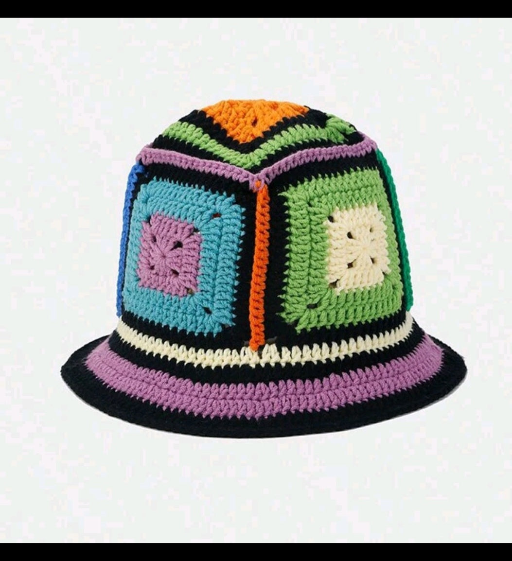 Multicolored Crochet Hat