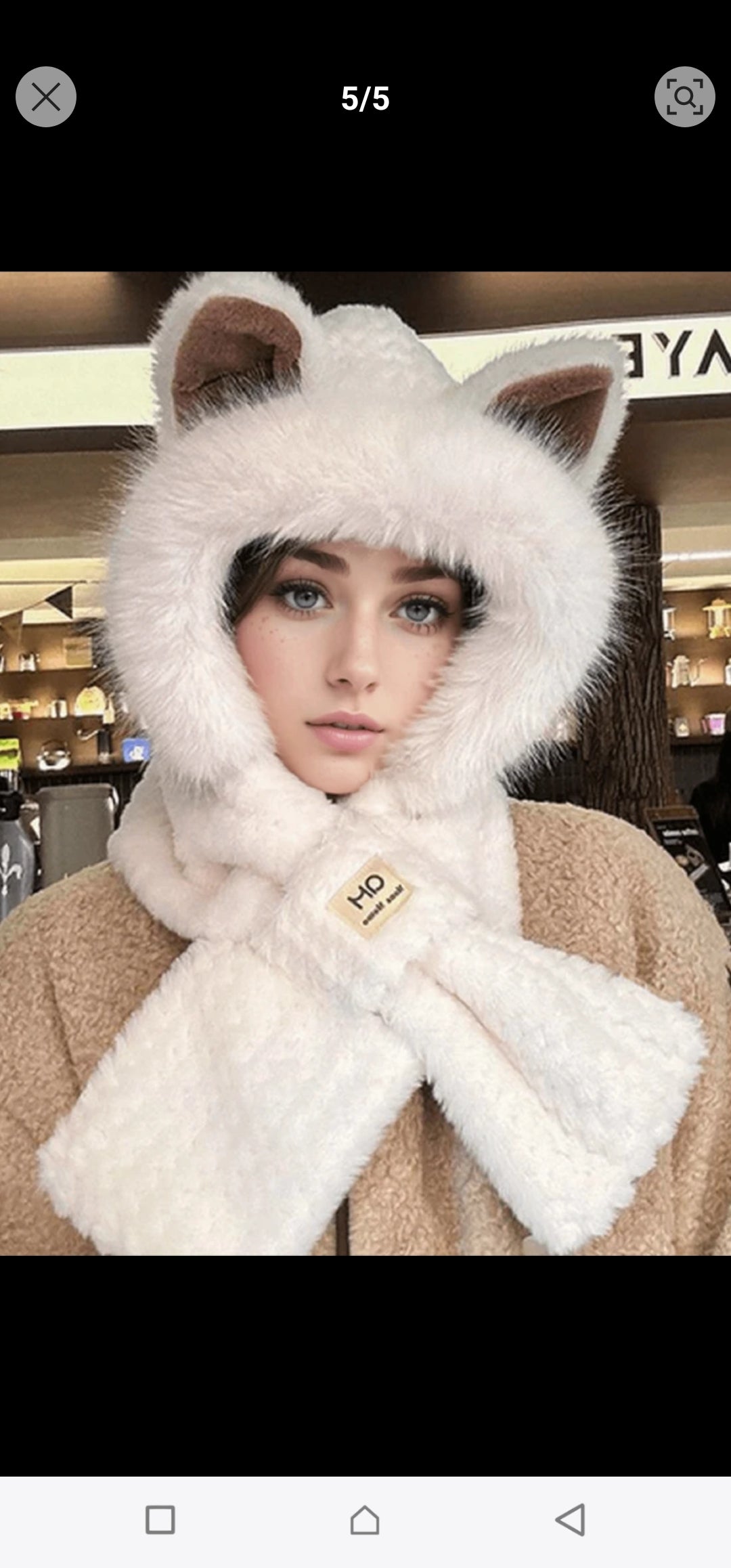 Fur Baby Hoodie Cat Ear Hat