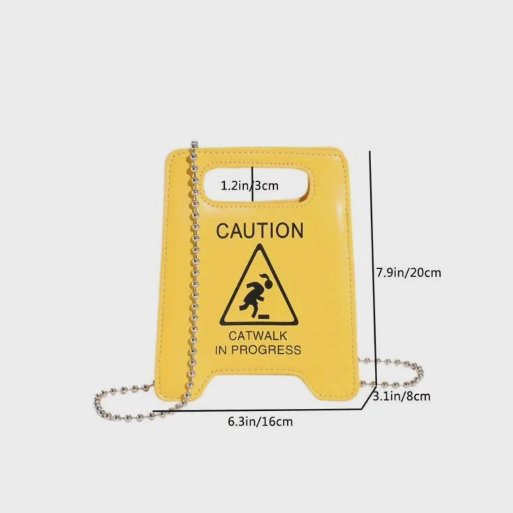 Caution handbag