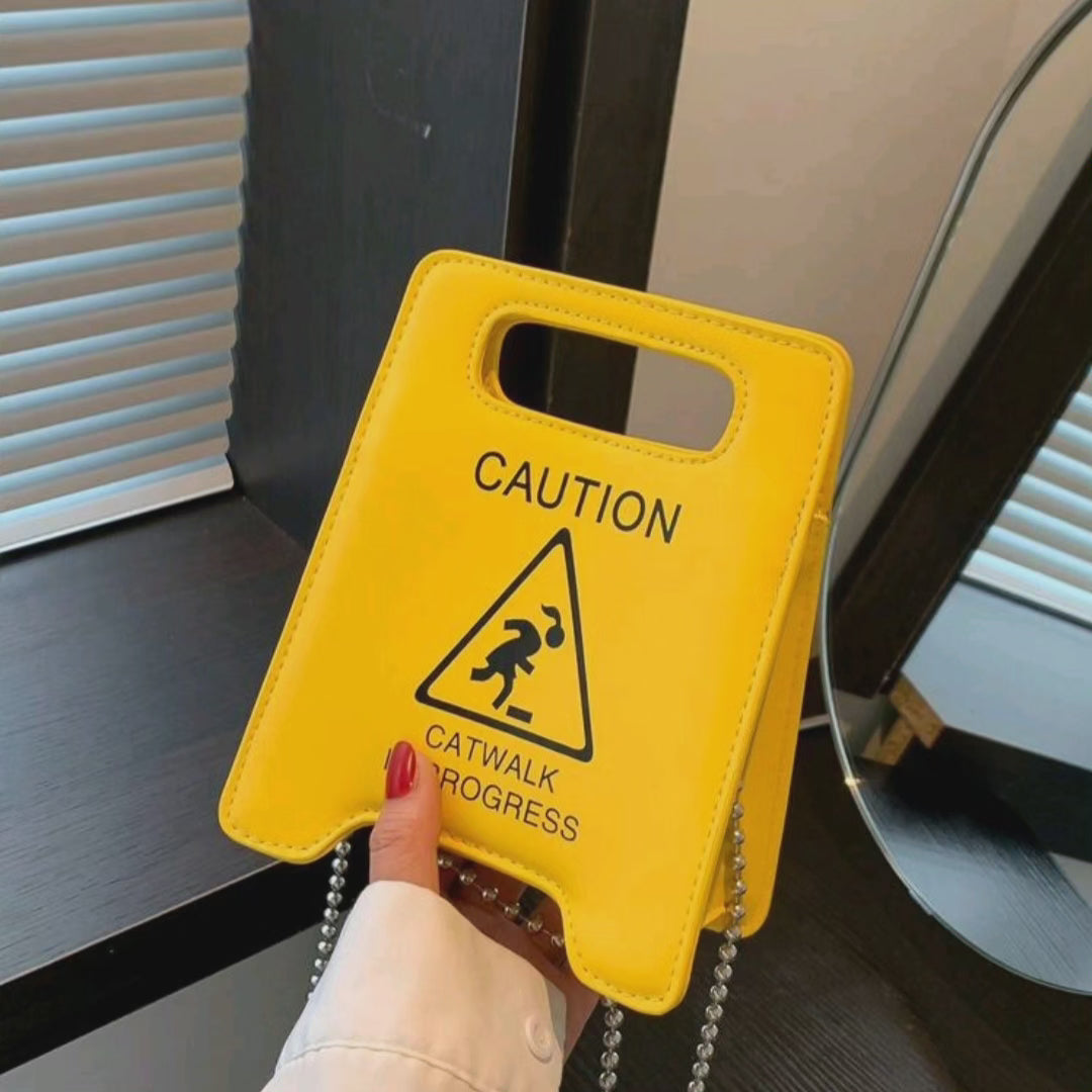 Caution handbag