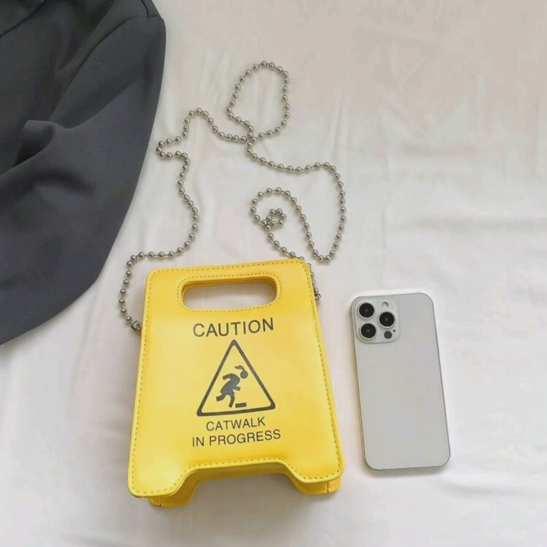 Caution handbag